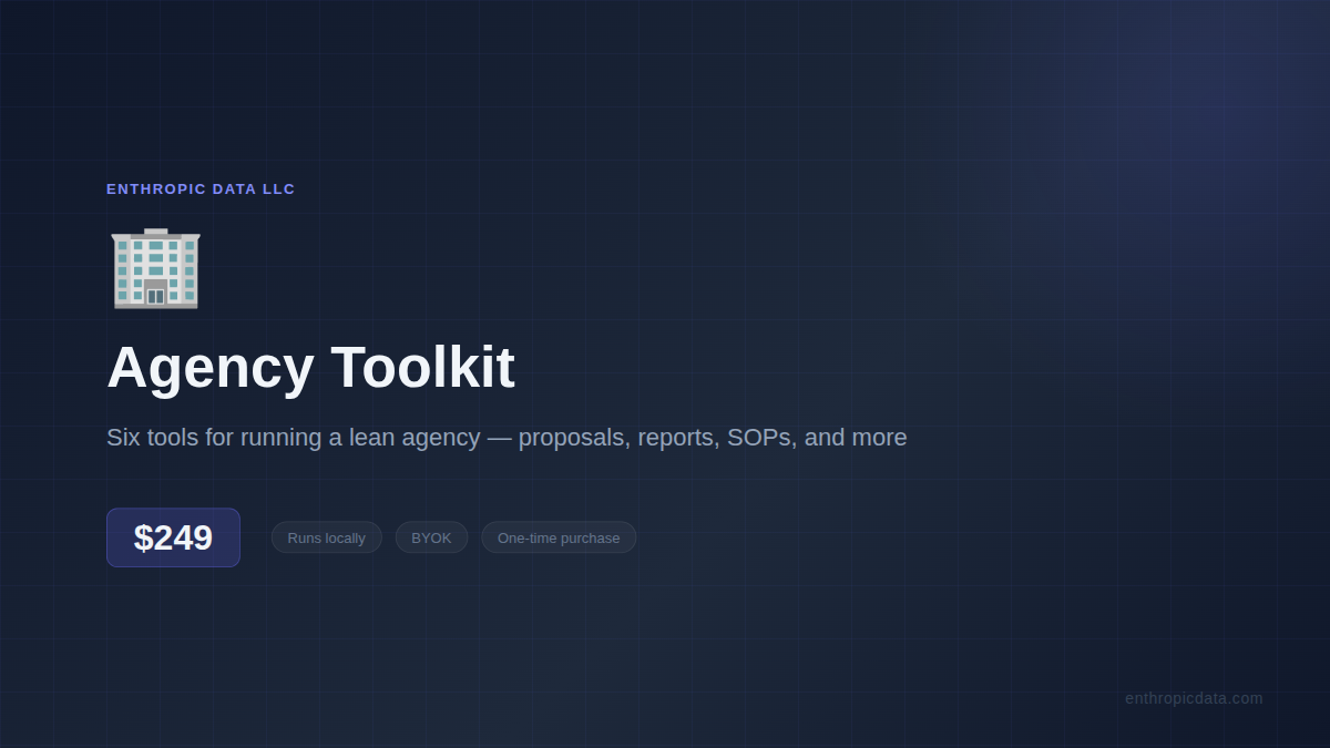 Agency Toolkit
