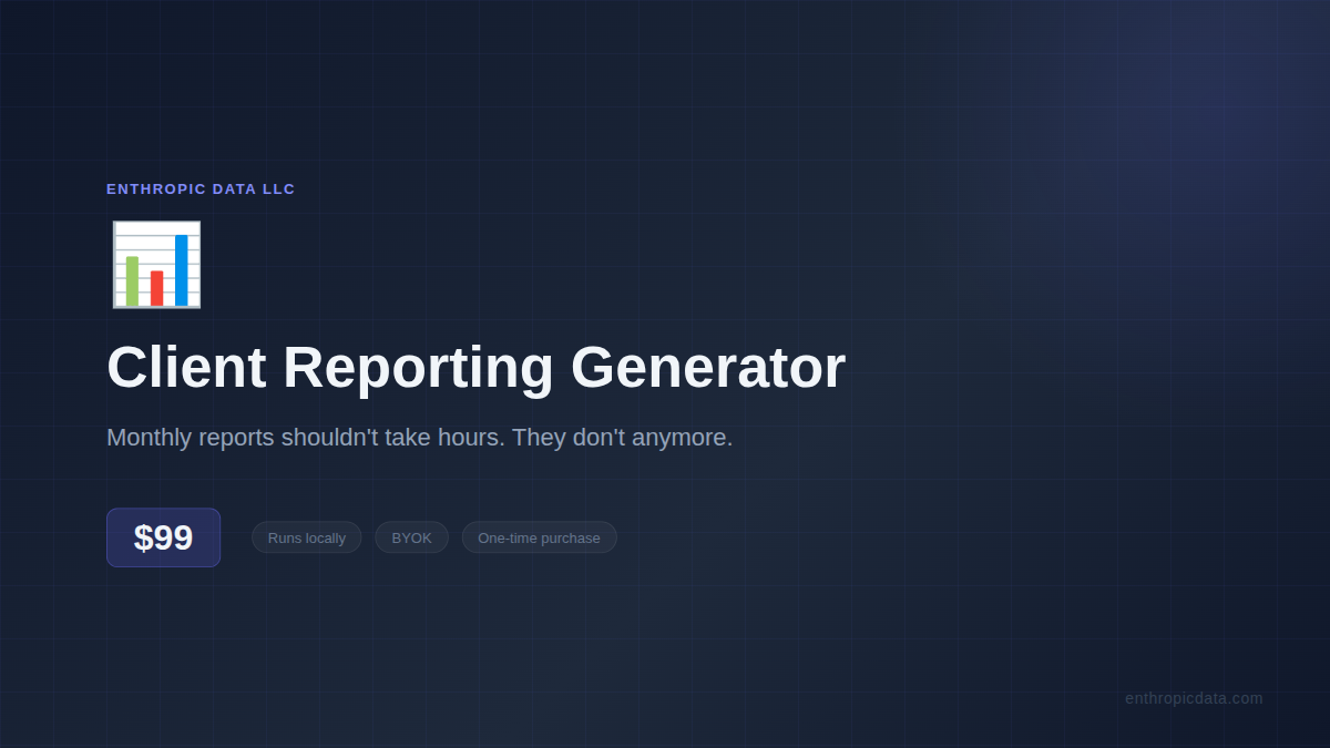 Client Reporting Generator