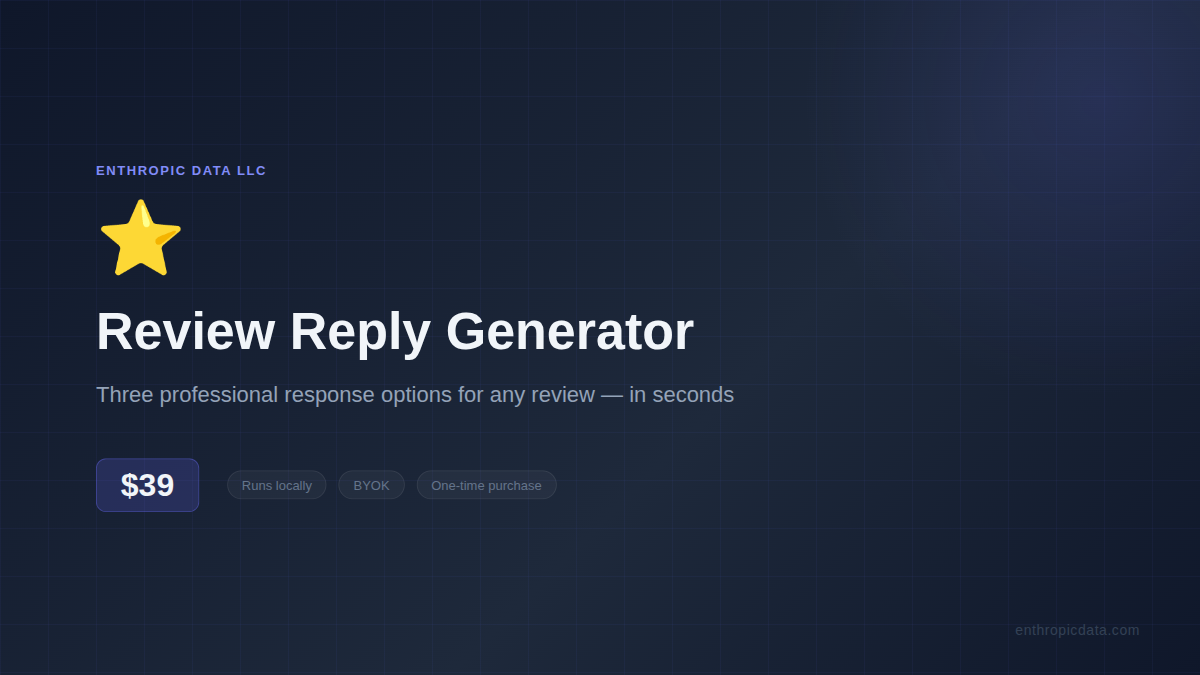 Review Reply Generator